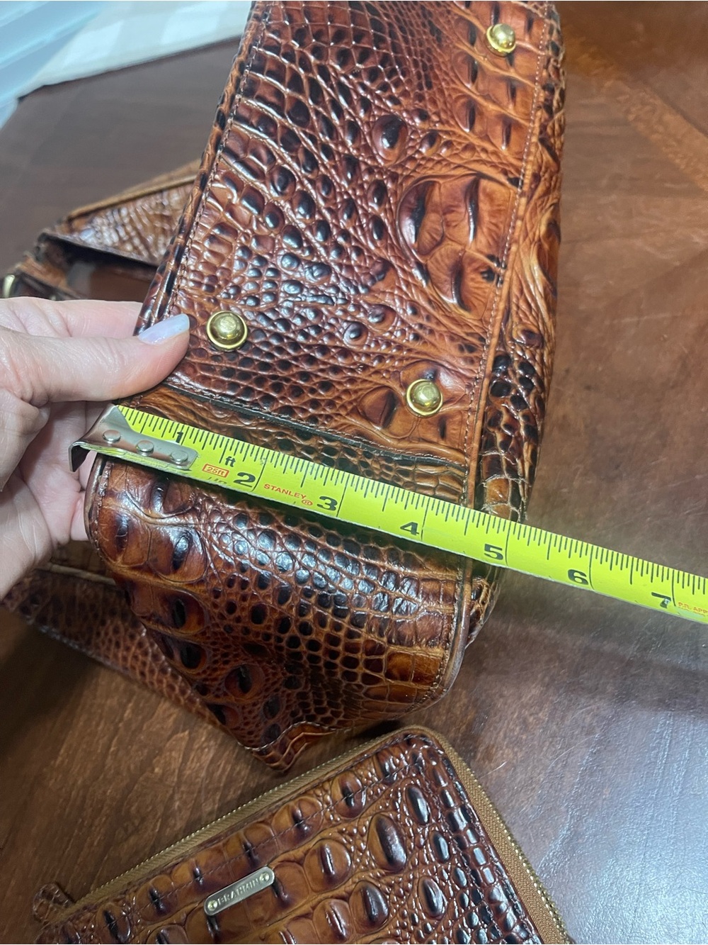 Brahmin Pecan shoulder bag & Wallet Set - Picture 4 of 16